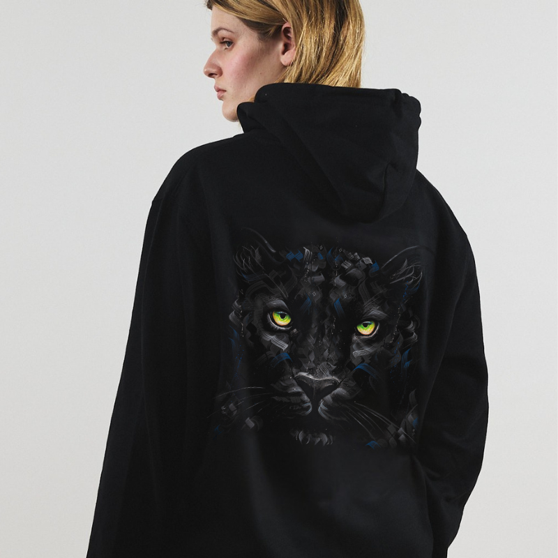 Shadow Gaze Black Hoodie
