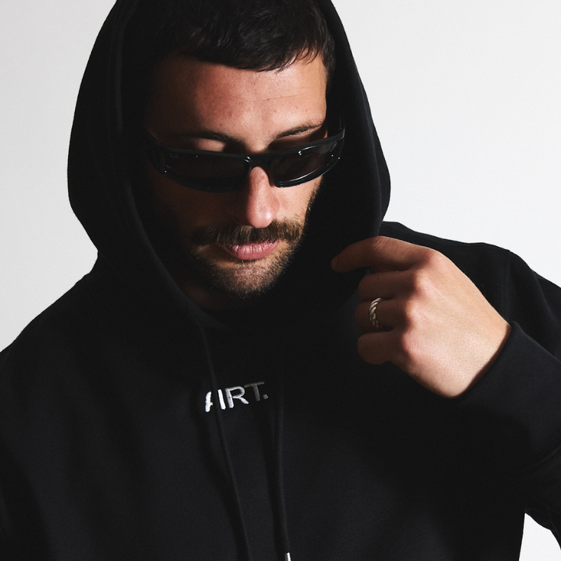 Hoodie Shadow Gaze Black