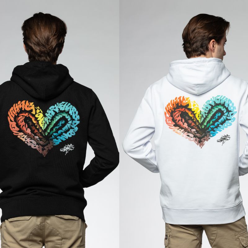 Chromatic Love Black Hoodie