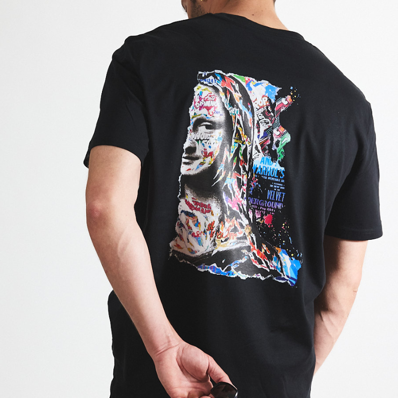 Tee-shirt Just Smile Black