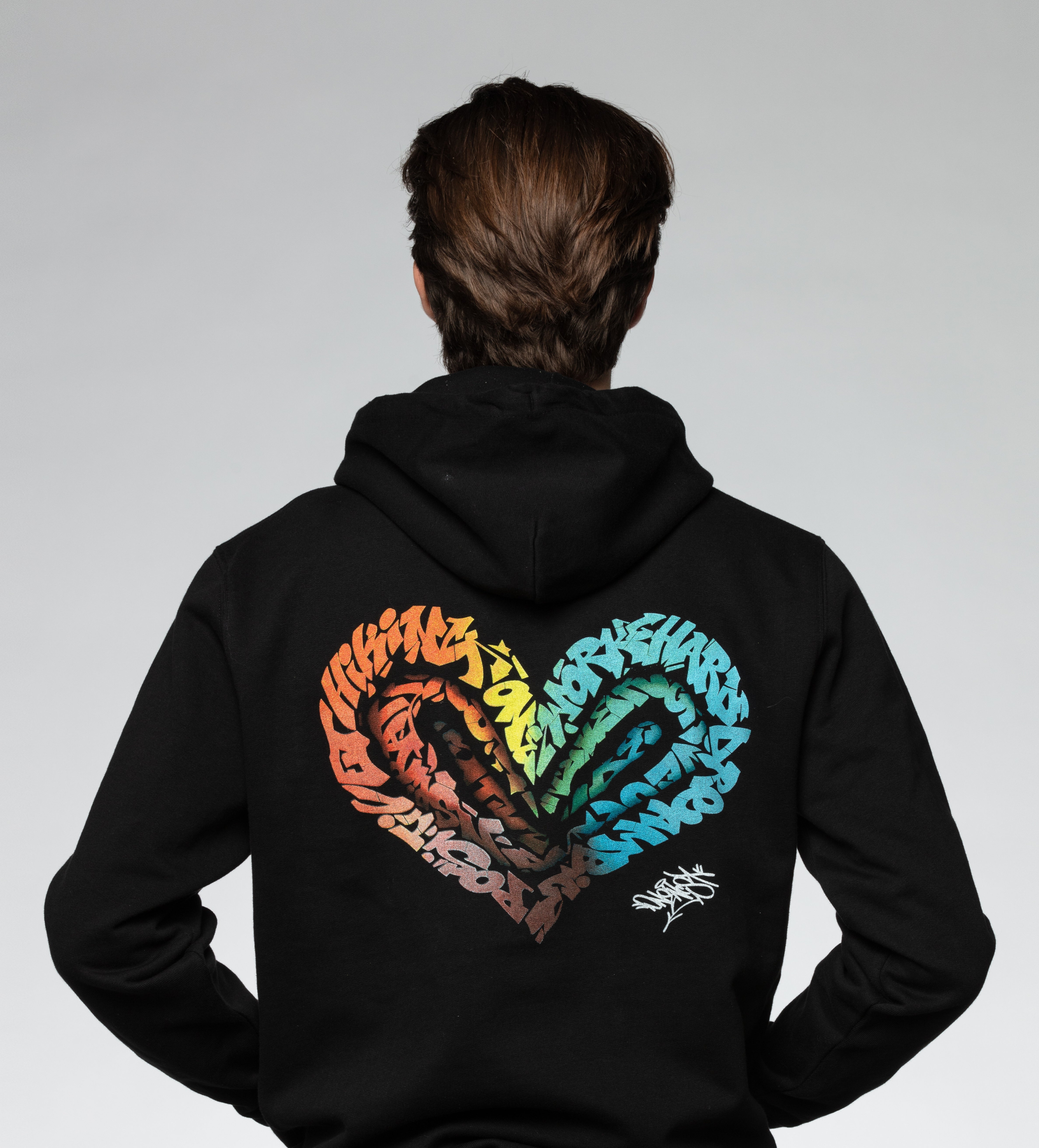 Chromatic Love Black Hoodie