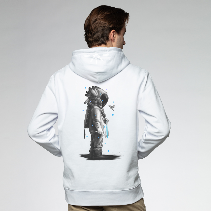 Hoodie Hummingbird Hunter White