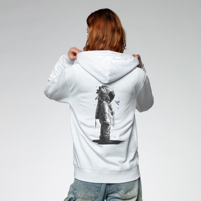 Hoodie Hummingbird Hunter White