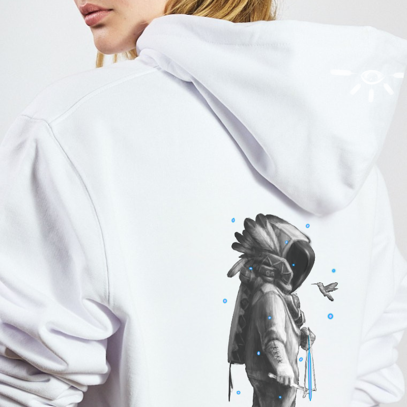Hoodie Hummingbird Hunter White
