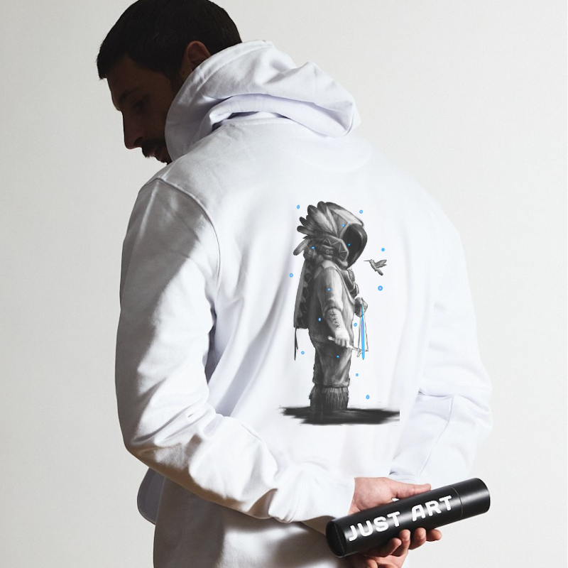 Hoodie Hummingbird Hunter White
