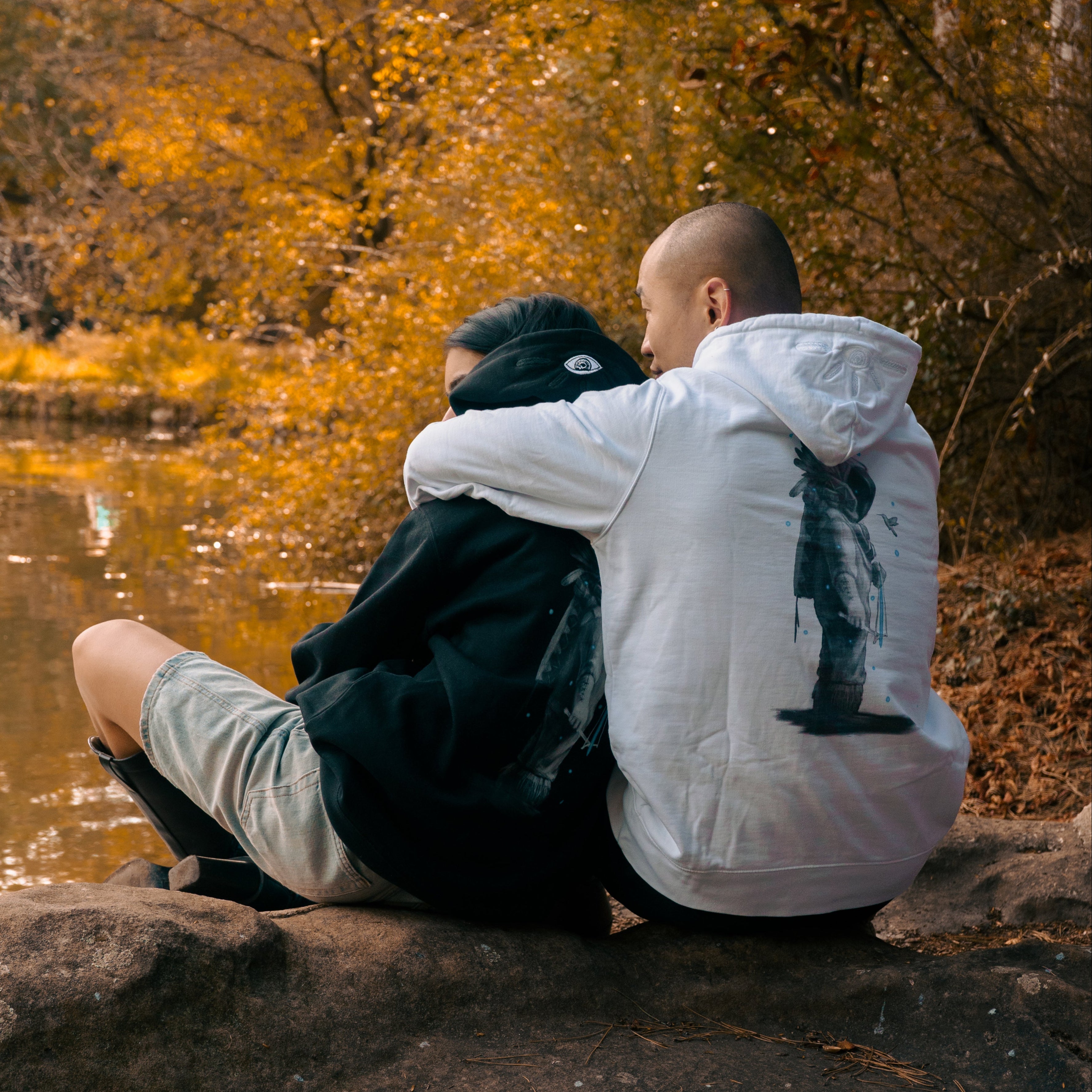Chromatic Love White Hoodie