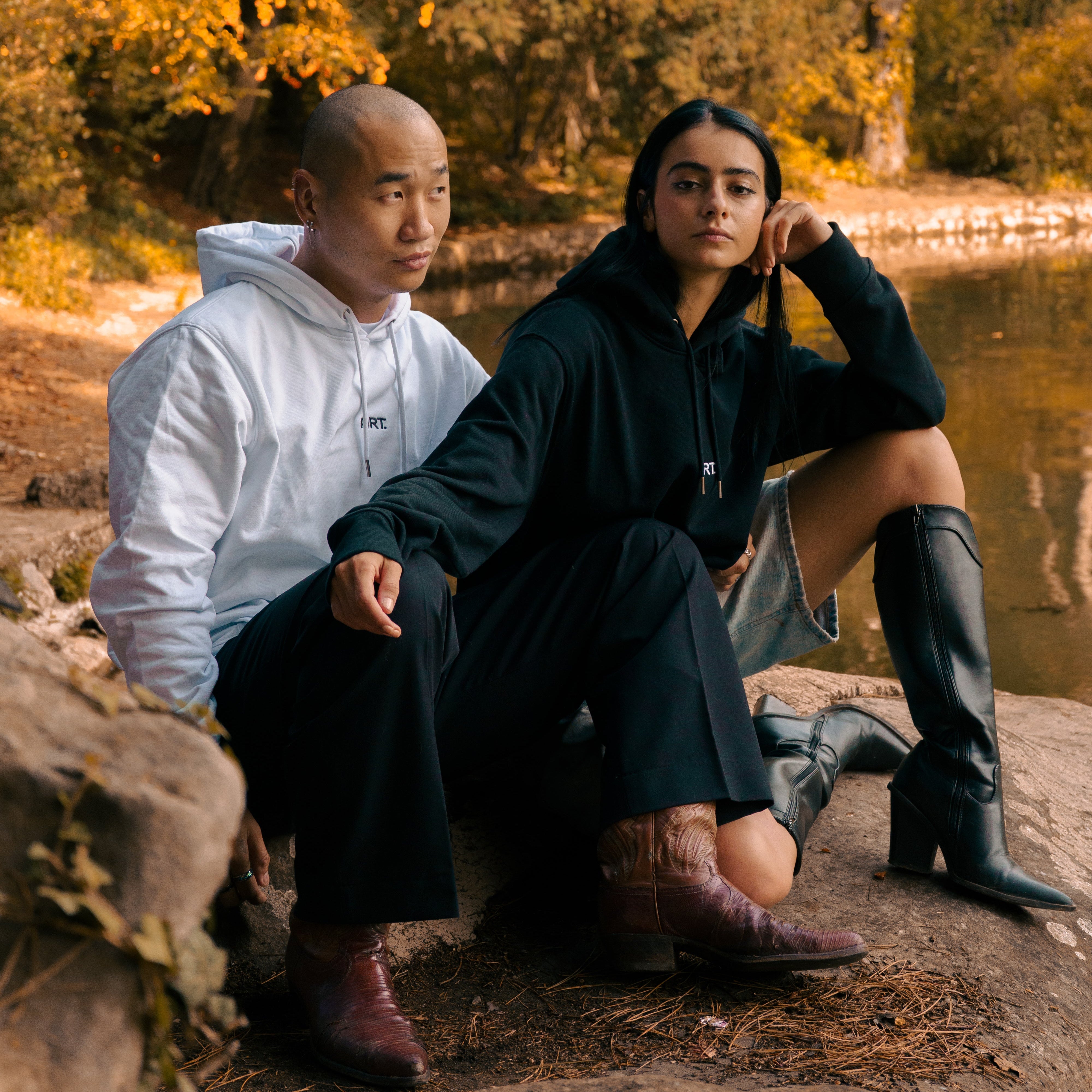 Chromatic Love Black Hoodie