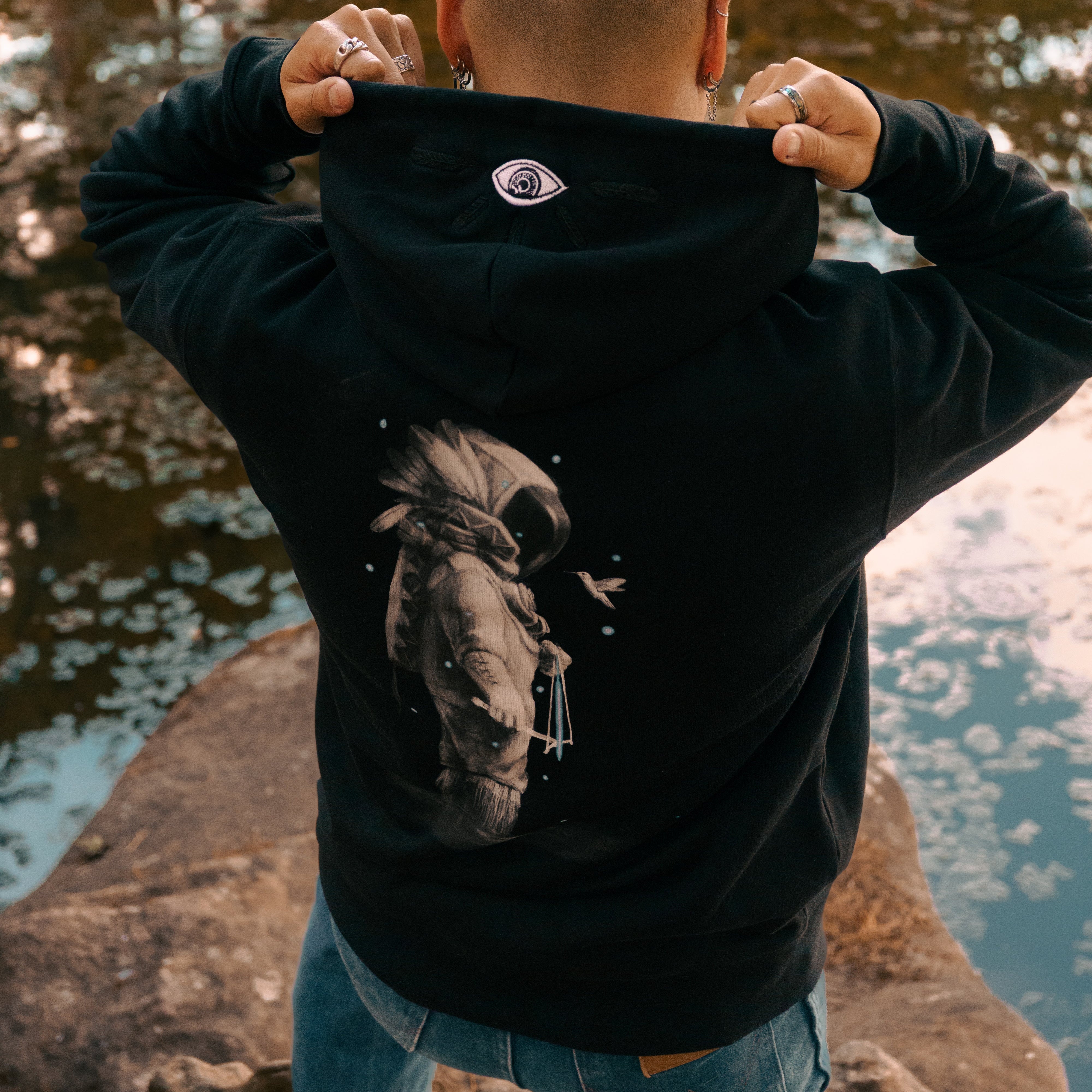 Chromatic Love Black Hoodie
