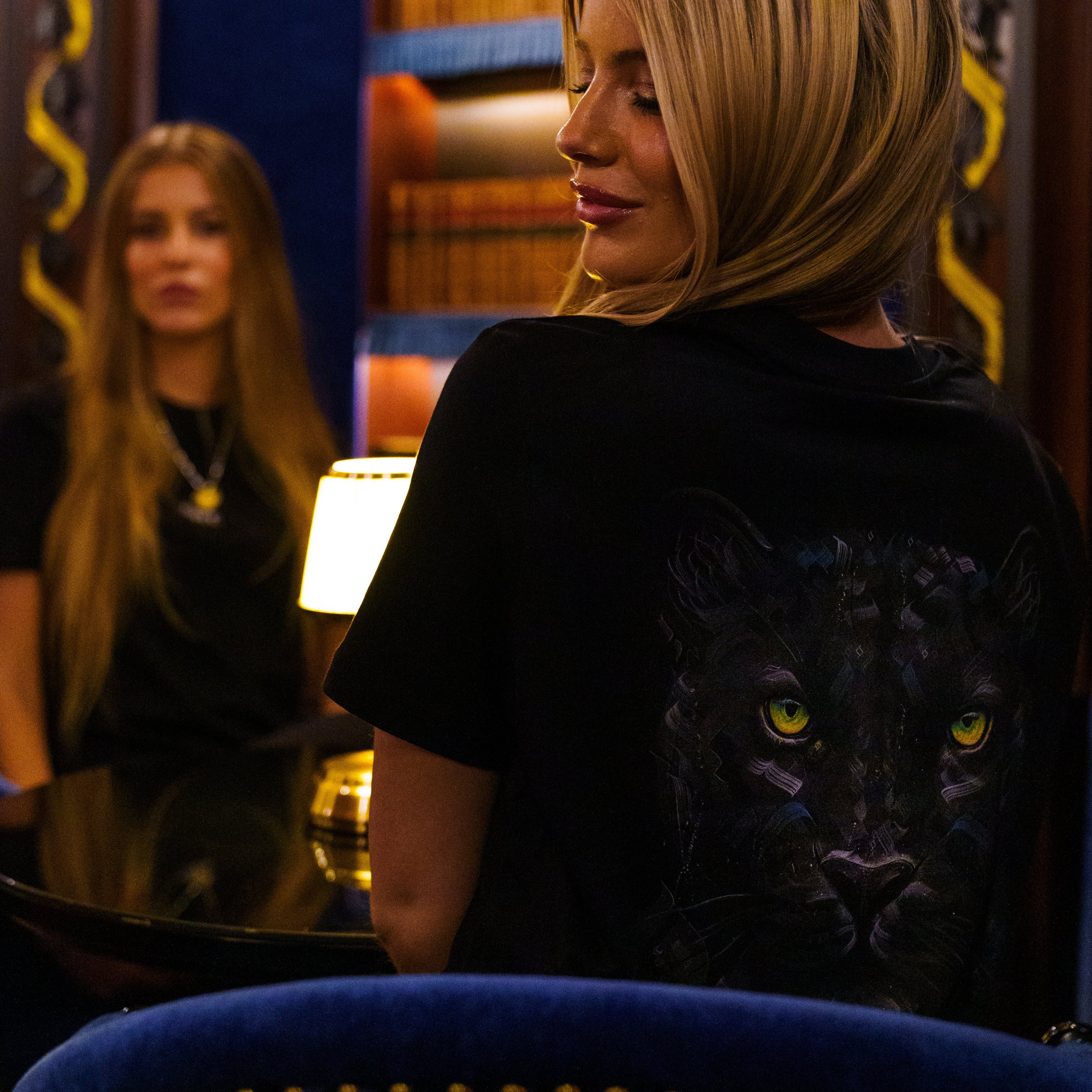 Shadow Gaze Black T-shirt