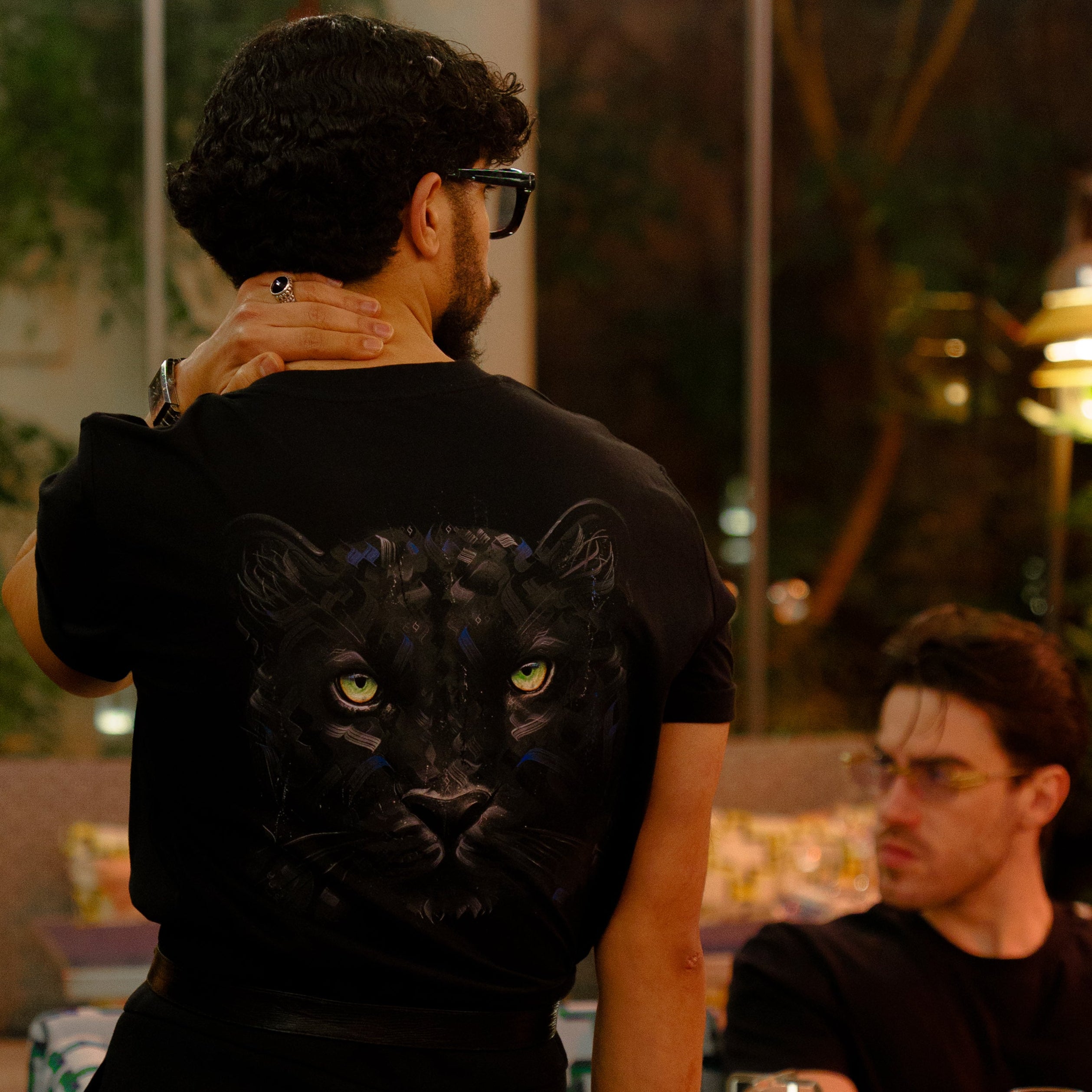 Shadow Gaze Black T-shirt