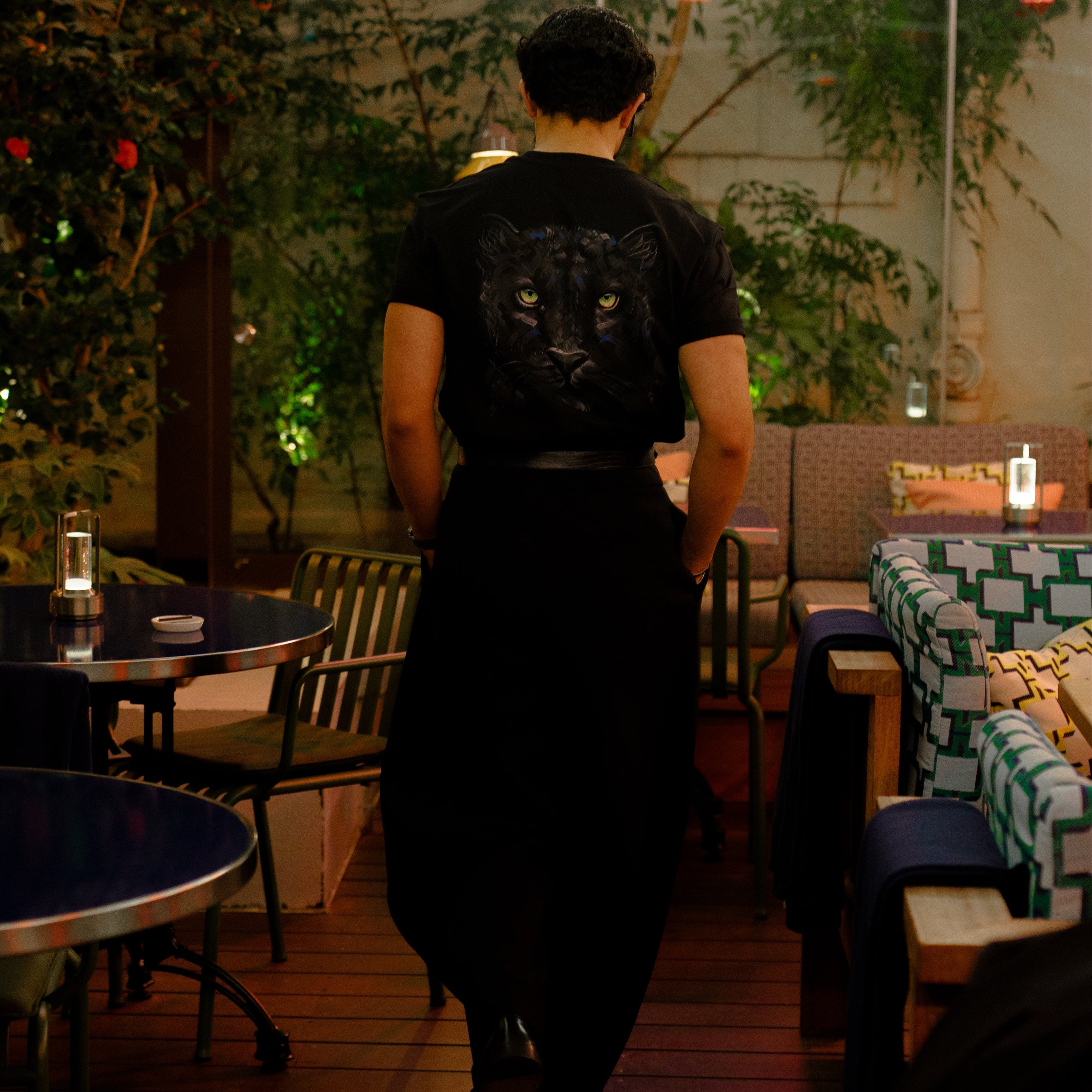 Shadow Gaze Black T-shirt