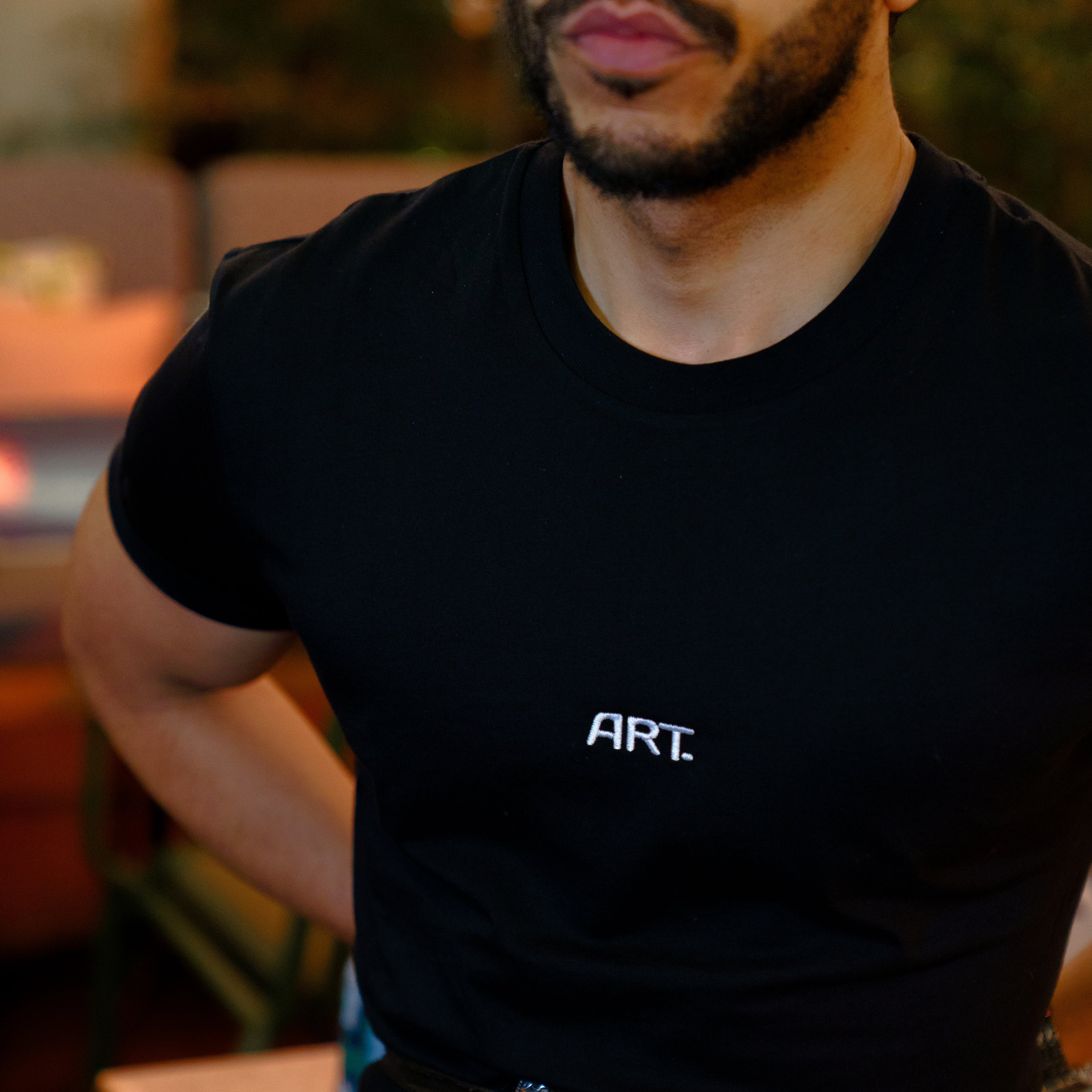 Shadow Gaze Black T-shirt