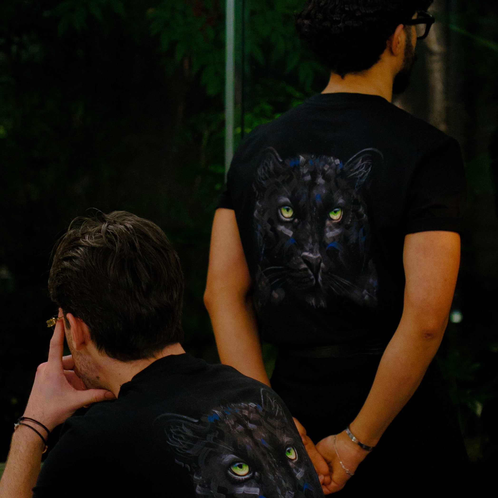 Shadow Gaze Black T-shirt