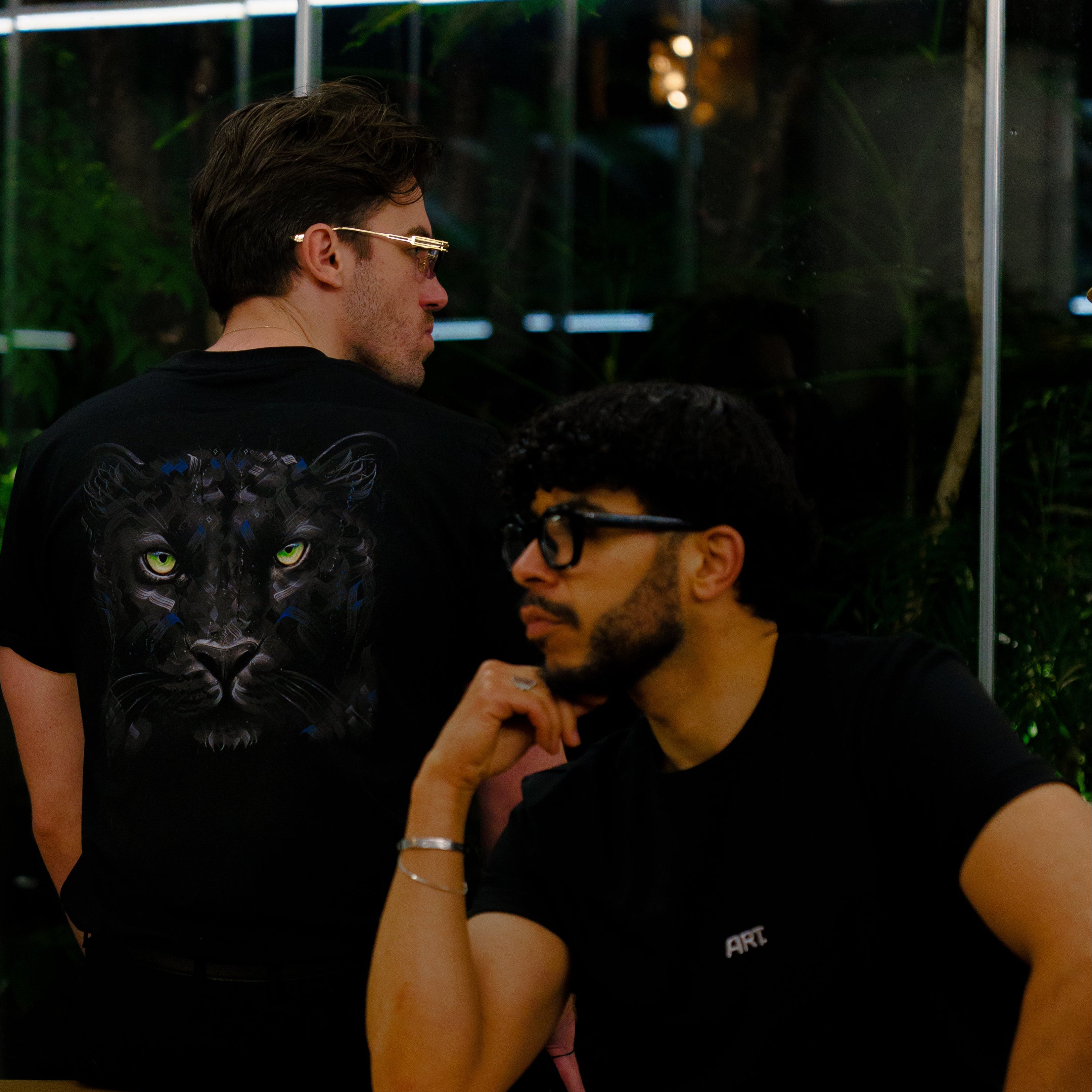 Shadow Gaze Black T-shirt