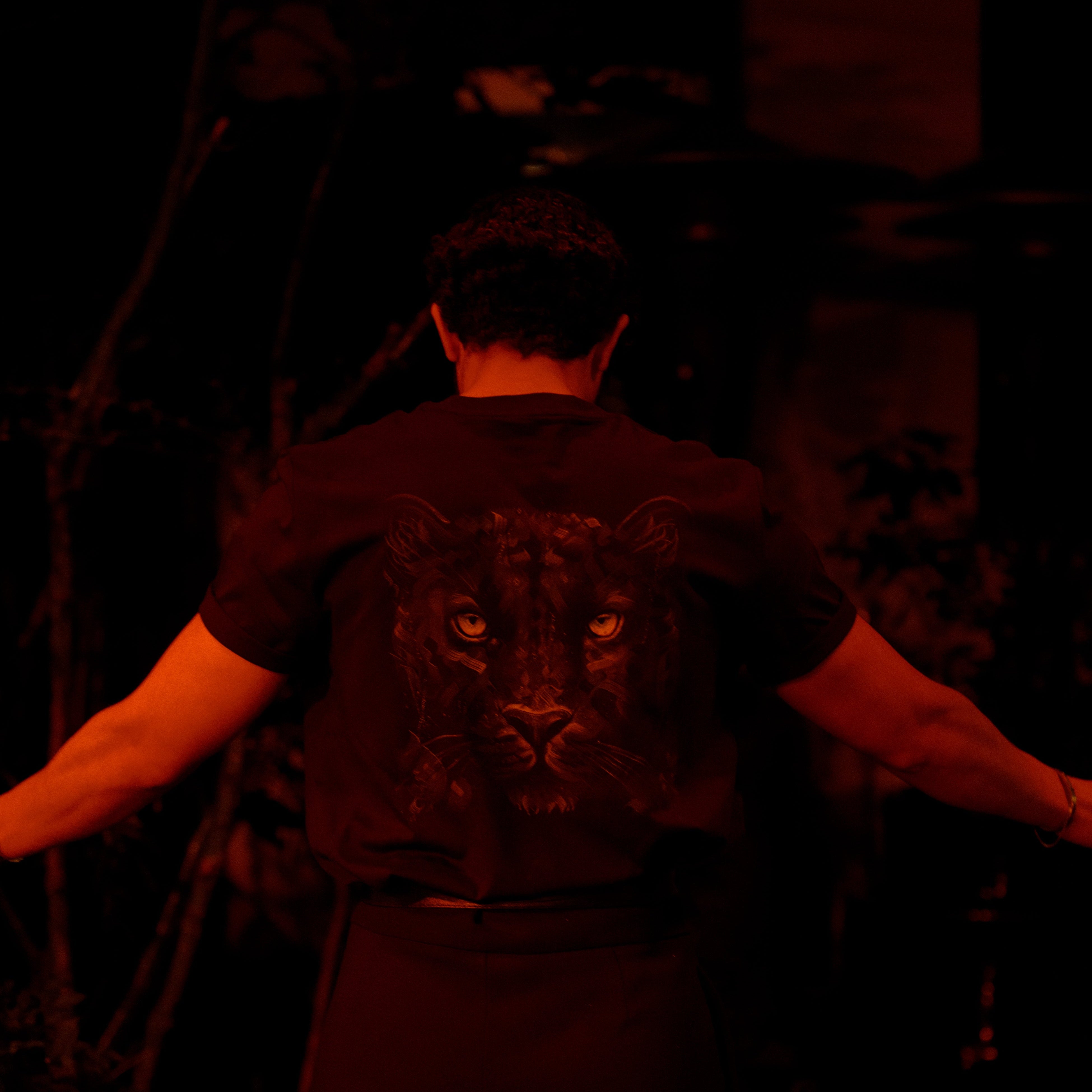 Shadow Gaze Black T-shirt