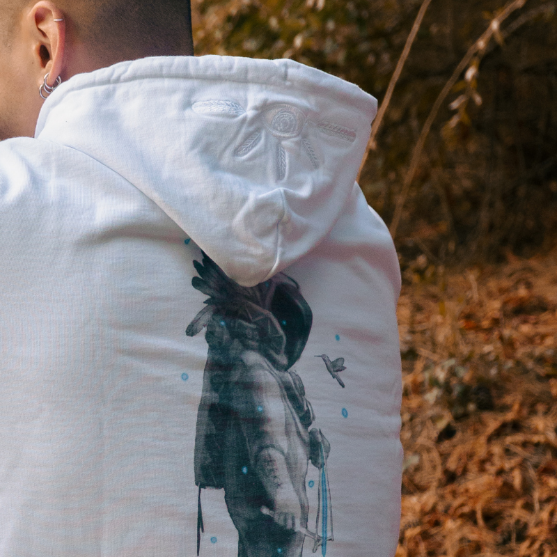 Chromatic Love White Hoodie