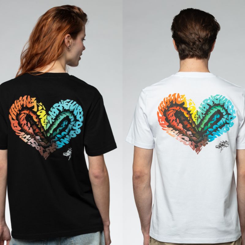 Chromatic Love Black T-shirt