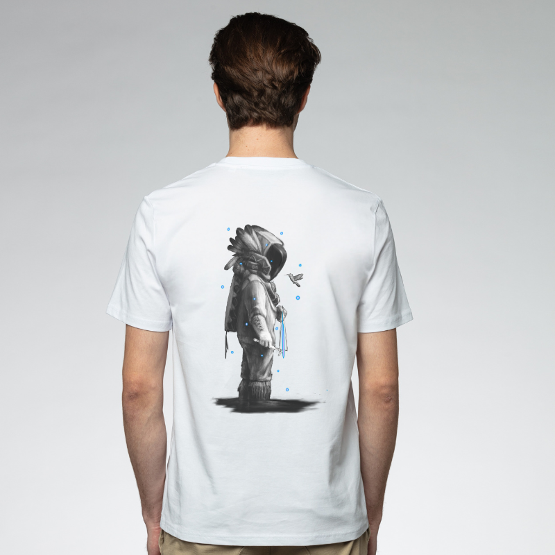 Tee-shirt Hummingbird Hunter White