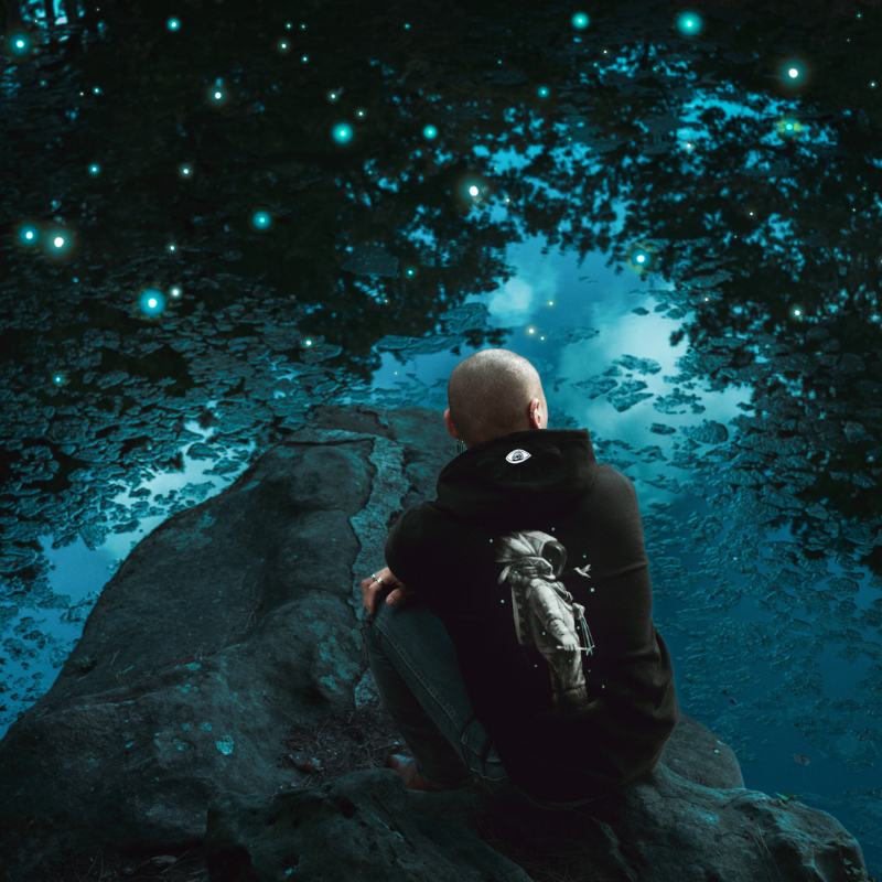 Chromatic Love White Hoodie