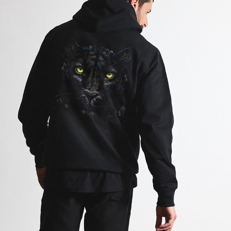 Hoodie Shadow Gaze Black