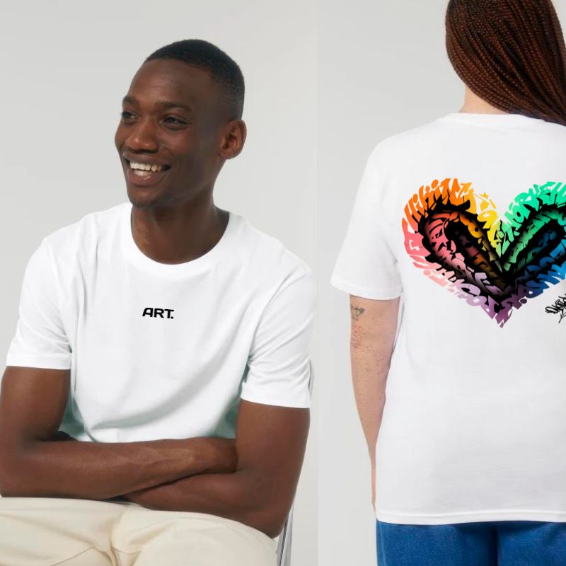 Tee-shirt Chromatic Love White