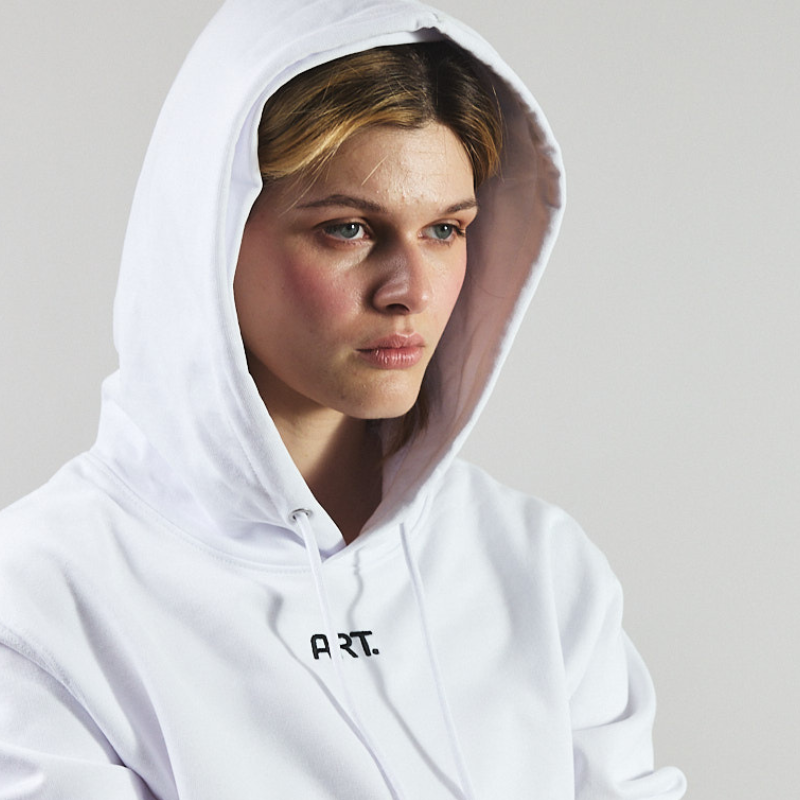 Hoodie Just Smile White