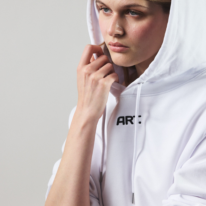 Hoodie Just Smile White