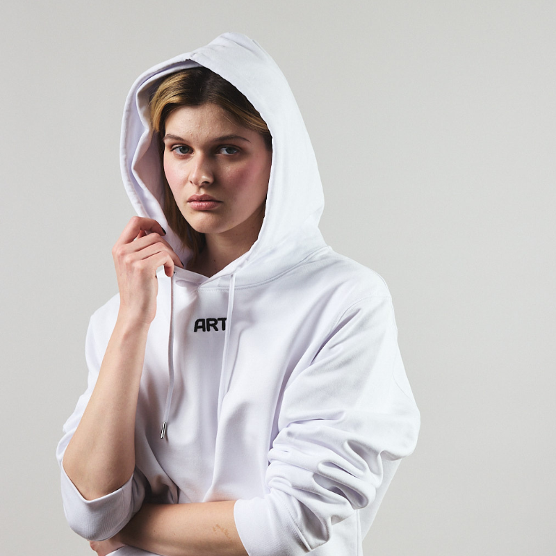 Hoodie Just Smile White