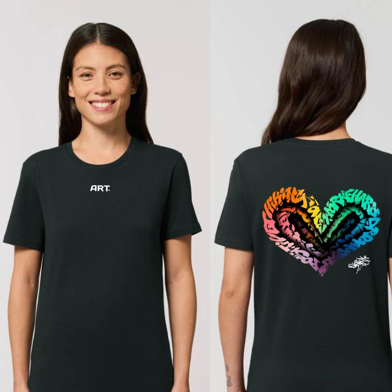 Tee-shirt Chromatic Love Black