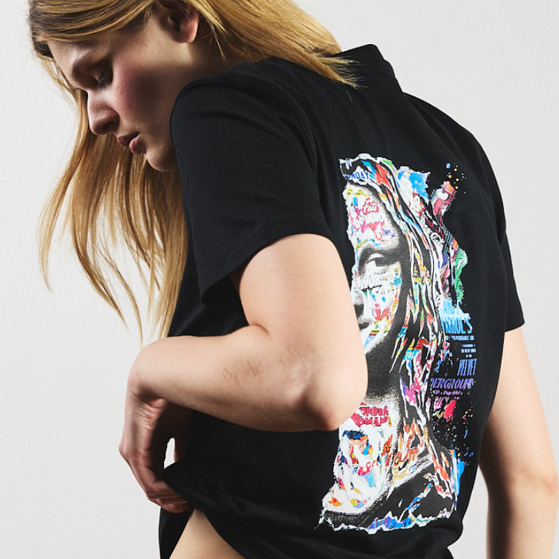 Tee-shirt Just Smile Black