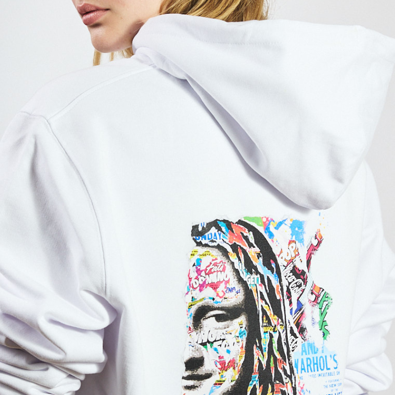 Hoodie Just Smile White