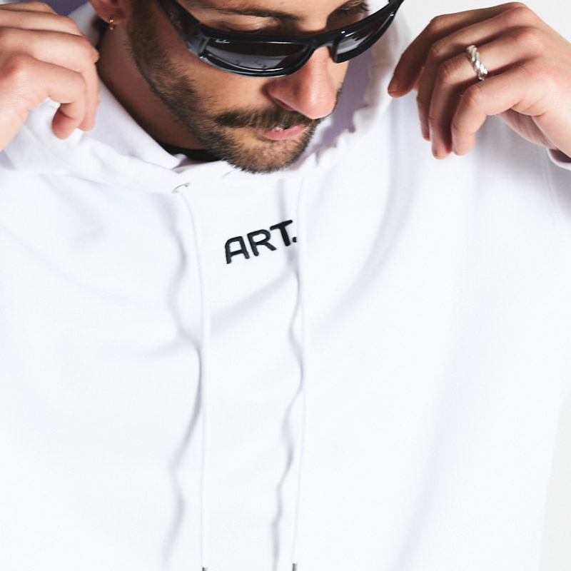 Hoodie Just Smile White
