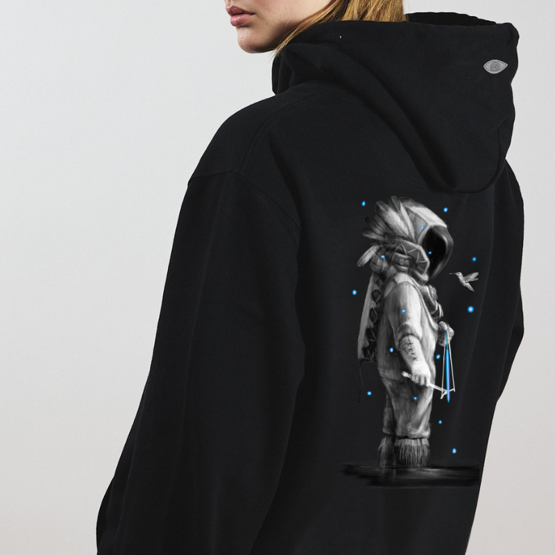 Hoodie Hummingbird Hunter Black