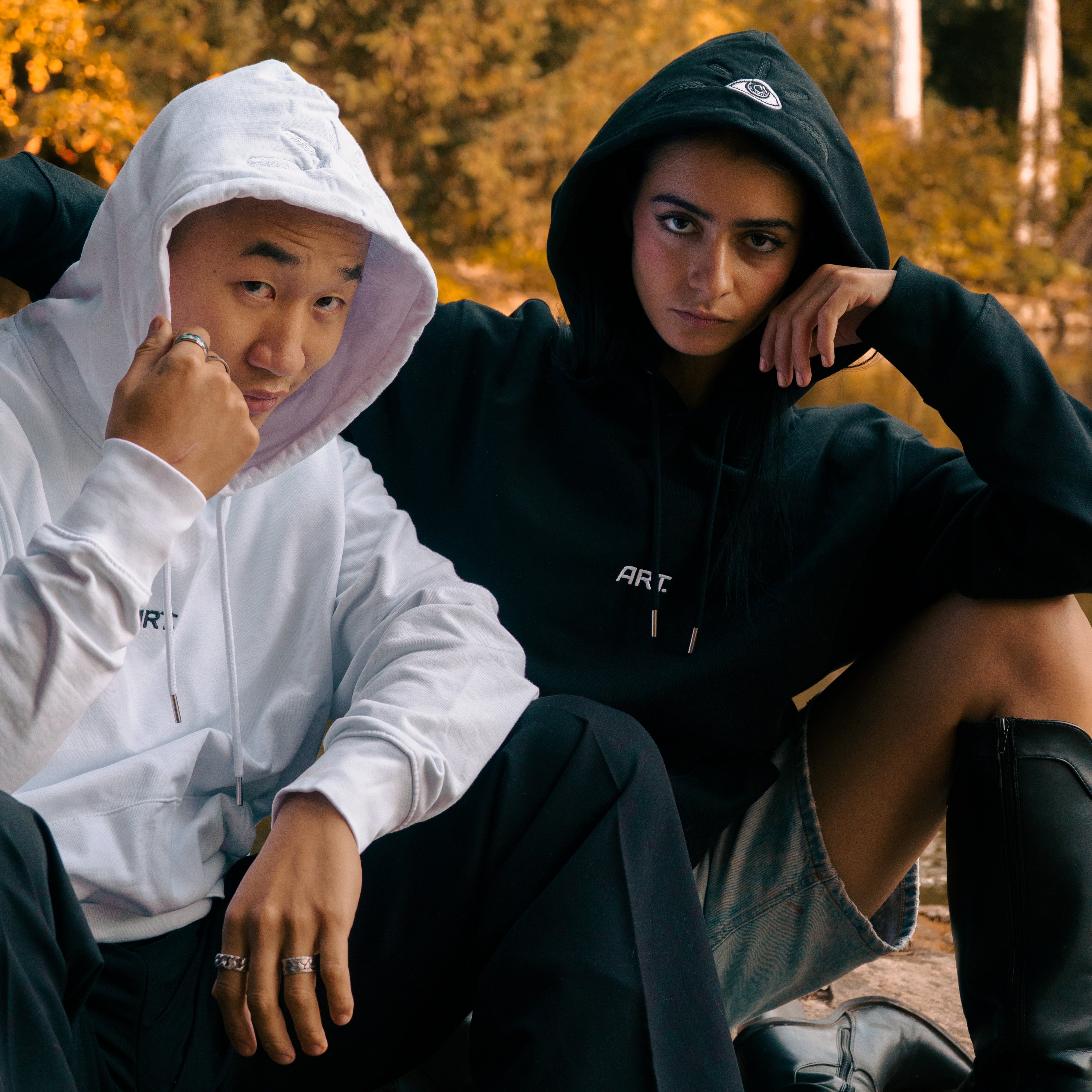 Chromatic Love Black Hoodie 