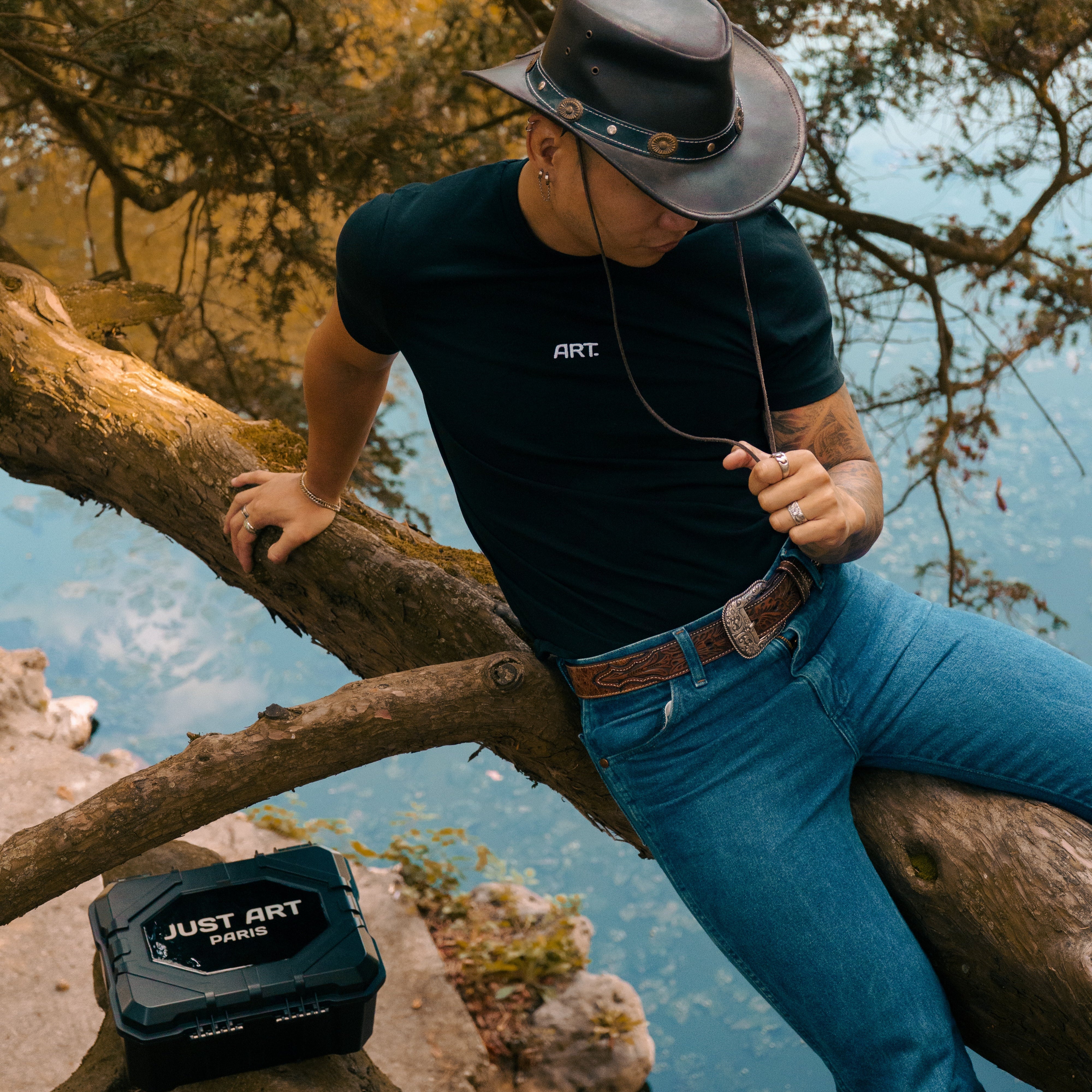 Tee-shirt Shadow Gaze Black