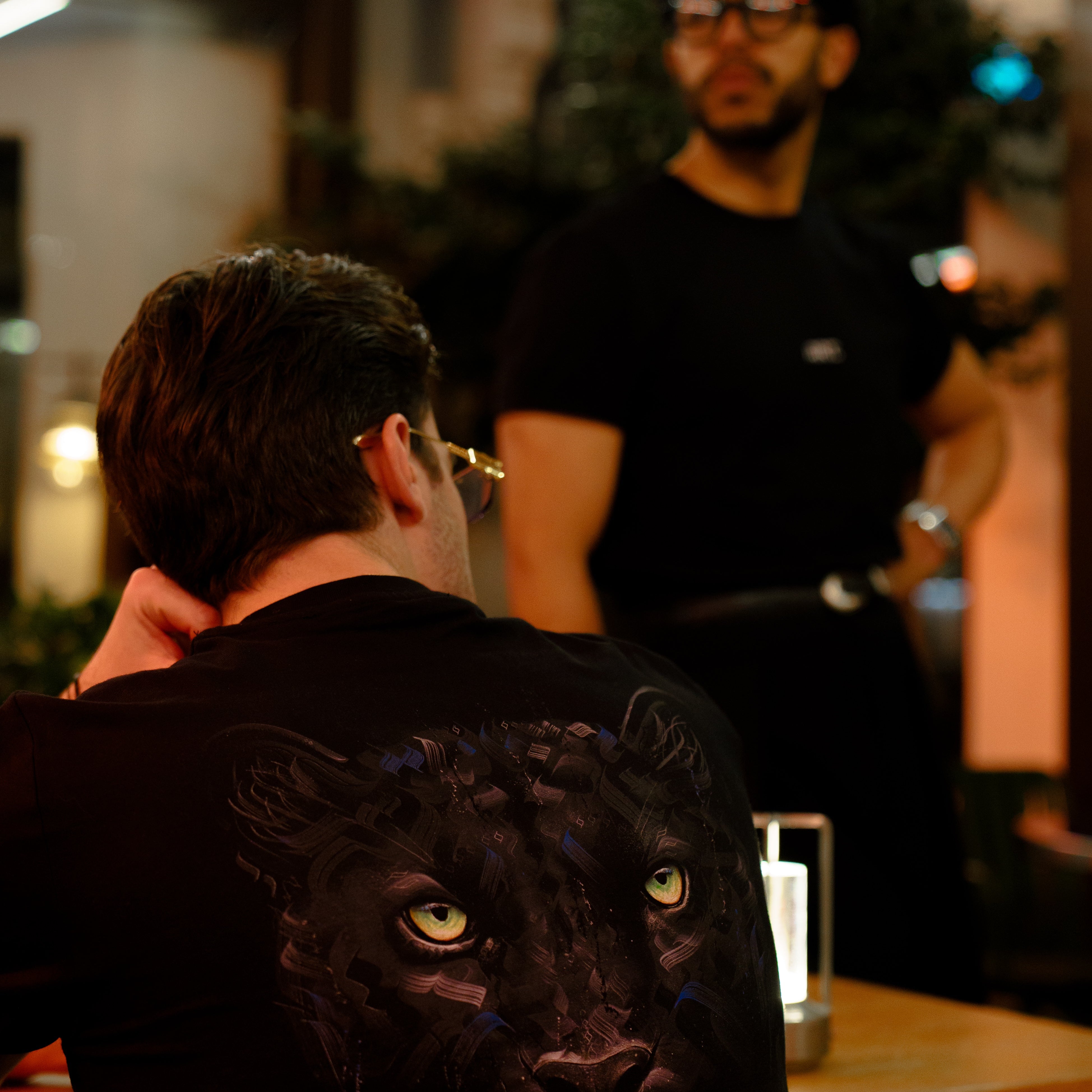 Shadow Gaze Black T-shirt