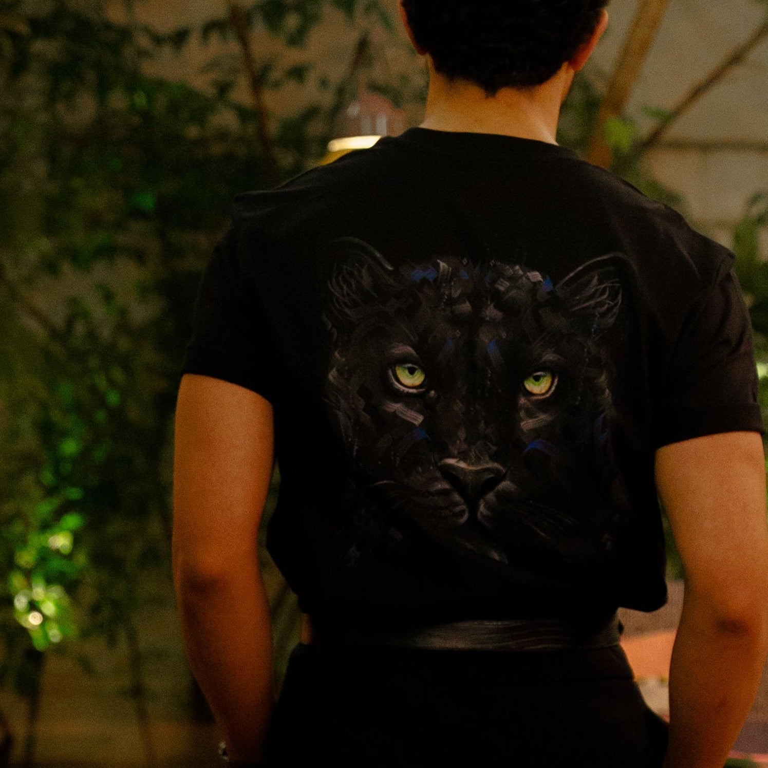 Shadow Gaze Black T-shirt