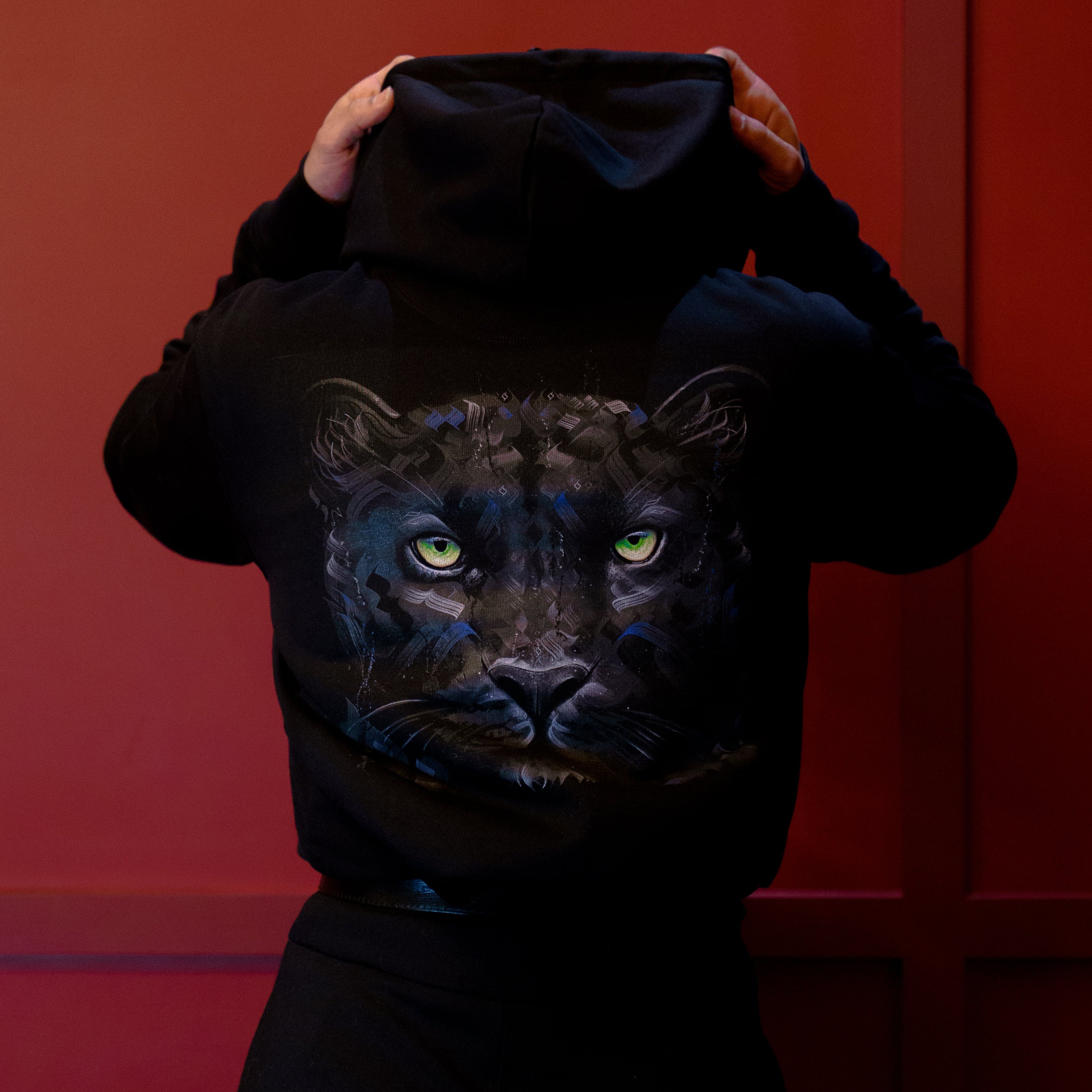 Shadow Gaze Black Hoodie