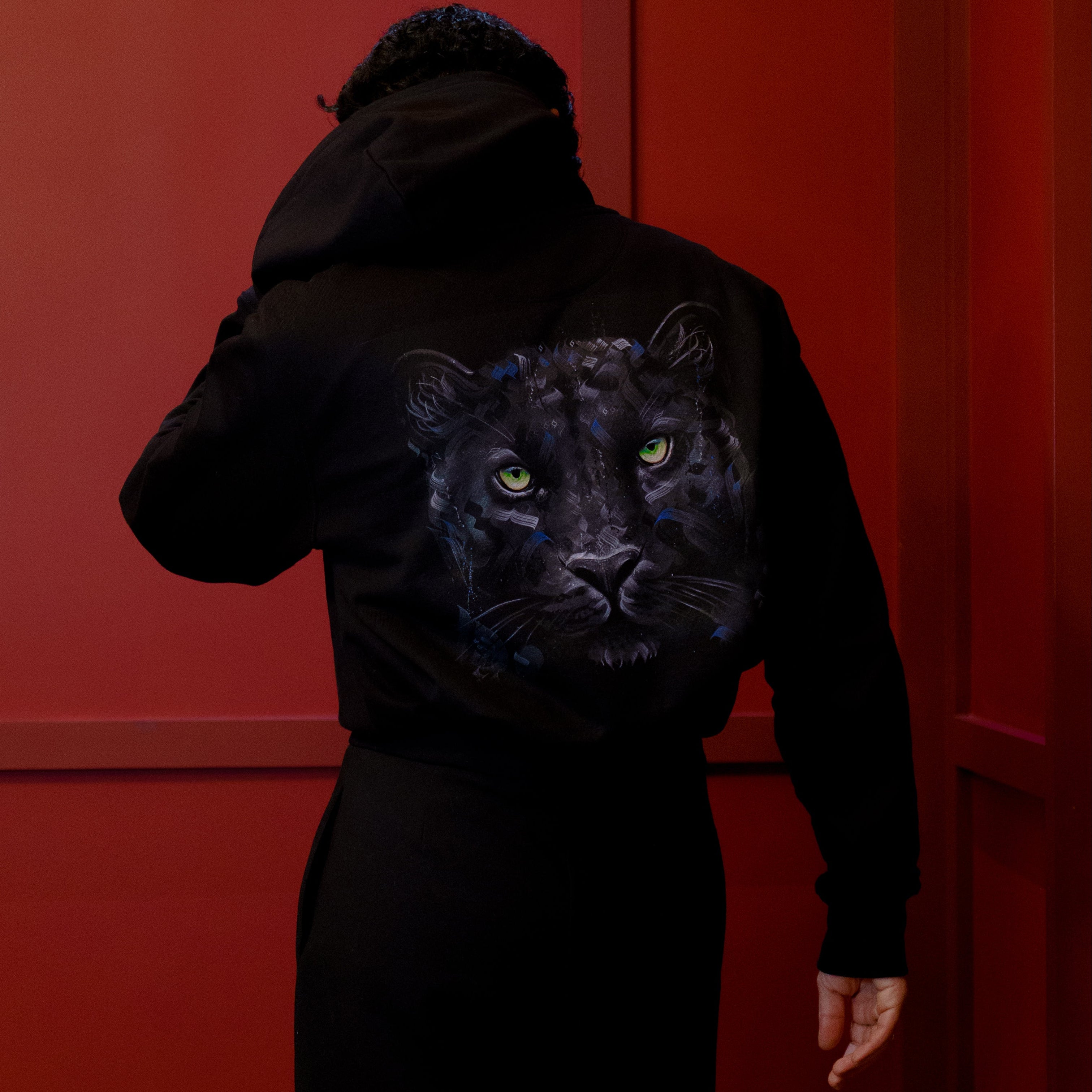 Shadow Gaze Black Hoodie