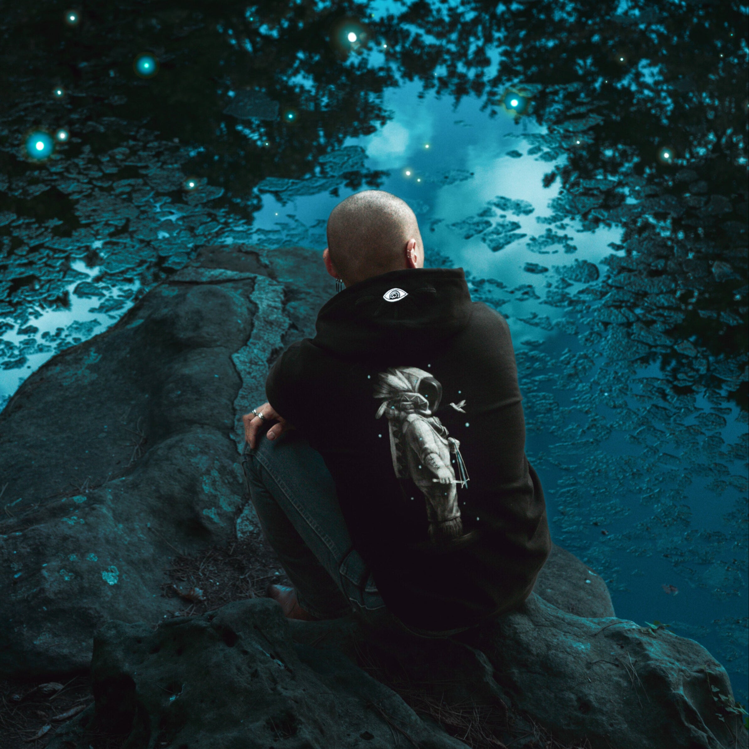 Chromatic Love Black Hoodie 