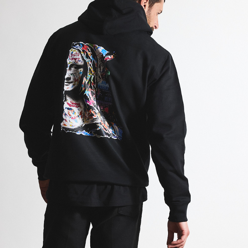 Hoodie Just Smile Black