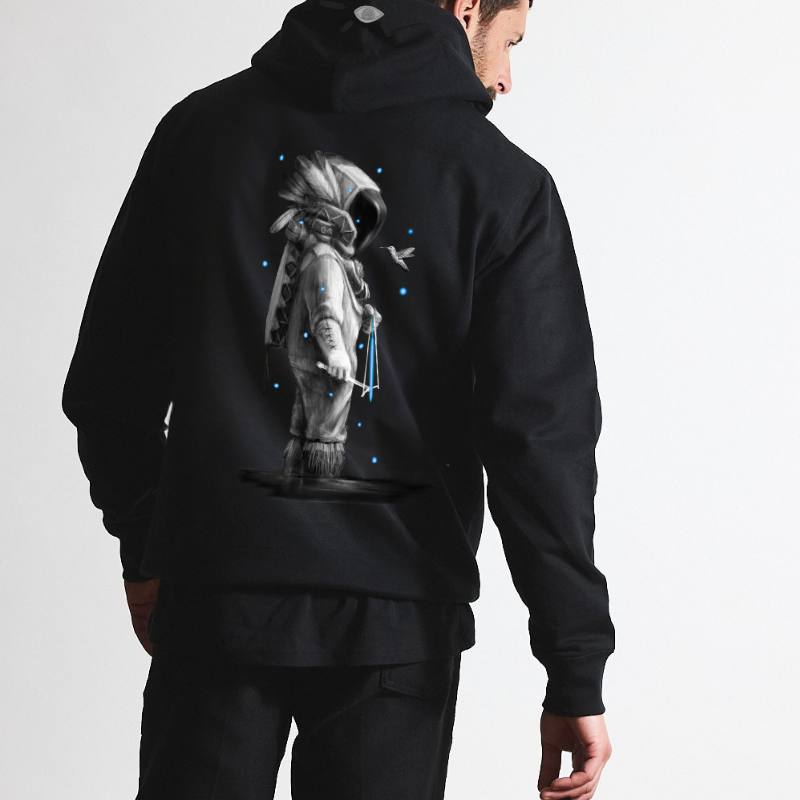 Hoodie Hummingbird Hunter Black